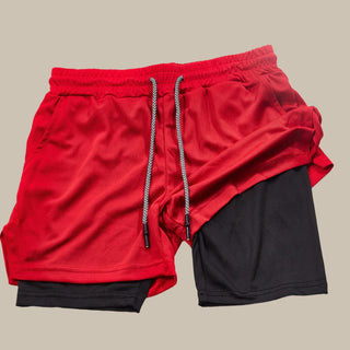 Sport Shorts - Premium Sporthose mit Handy-Tasche für Herren