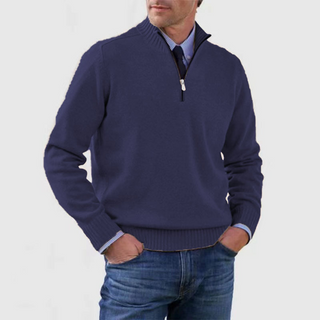 Troyer für den Herbst - Stilvolle Herenpullover mit halbem Reißverschluss