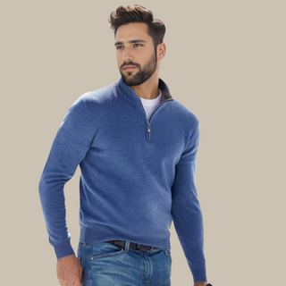 Ganti Sweater | Leichter Cashfeel-Halb-Reißverschluss