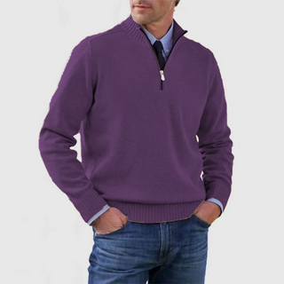 Troyer für den Herbst - Stilvolle Herenpullover mit halbem Reißverschluss