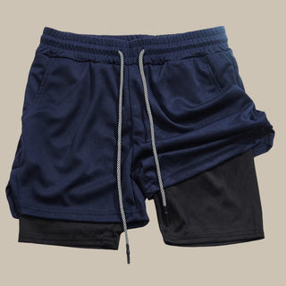 Sport Shorts - Premium Sporthose mit Handy-Tasche für Herren