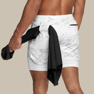 Sport Shorts - Premium Sporthose mit Handy-Tasche für Herren