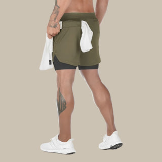 Sport Shorts - Premium Sporthose mit Handy-Tasche für Herren
