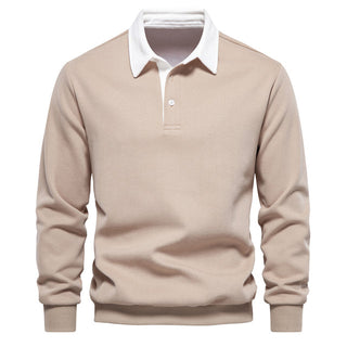 Langarm Polo Shirt für den Herbst - Elegantes Polo Pullover für Herren