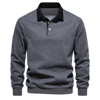 Langarm Polo Shirt für den Herbst - Elegantes Polo Pullover für Herren