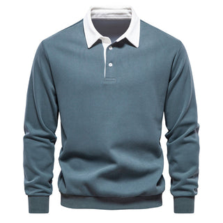 Langarm Polo Shirt für den Herbst - Elegantes Polo Pullover für Herren
