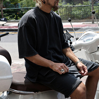 Zweiteiler für Herren - Stillvolles Sommer Set mit T-Shirt und Sweat Shorts