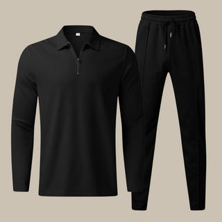 Zweiteiler für Herren - Luxuriöses Sommer Set mit Poloshirt und Sommerhose