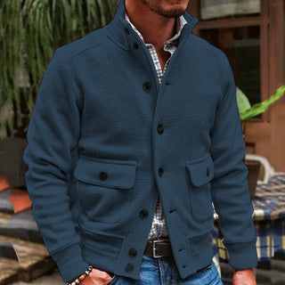 Strickjacke für Herren - Klassische Übergangsjacke mit Knöpfen