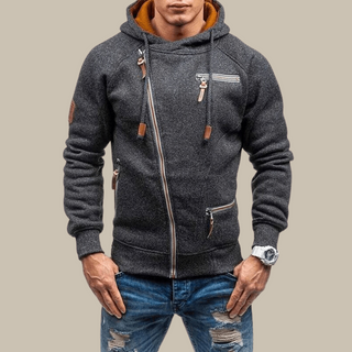 Hoodie für Herren - Kapuzenpullover mit Reißverschluss für jede Jahreszeit