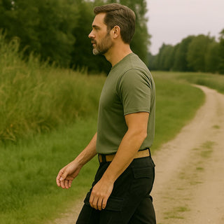 Cargoshorts für Herren - Robuste Sommer Bermudas mit Gürtel für Outdoor