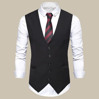 Ganti Oxford Trachtenwesten | Formelles Chic ärmelloses Gilet für Herren