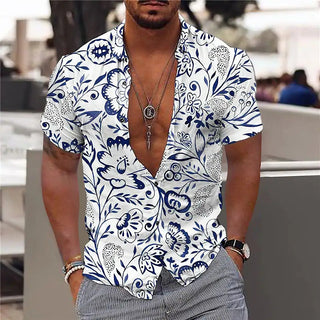 Hawaiihemd - Sommerbluse für Herren mit tropischem Muster