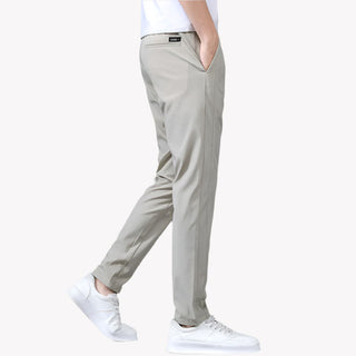 Freizeithose für Herren - Luftige Bundfaltenhose mit Stretch