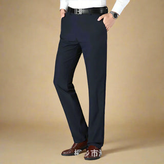 Ganti Stoffhose - Bügelfreie Casual Hose mit Stretch für Herren