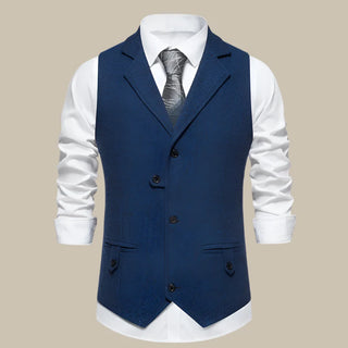 Ganti Oxford Trachtenwesten | Casual Chic Vintage ärmelloses Tweed-Gilet mit Taschen für Herren