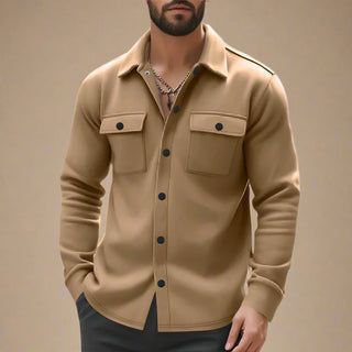 Casual Mutli-pocket overhemd heren