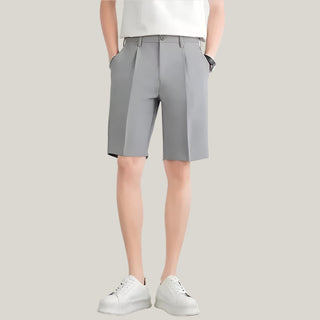 Bermuda Shorts für Herren - Pleated Kurze Stretch Hosen für den Sommer
