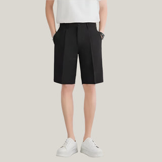 Bermuda Shorts für Herren - Pleated Kurze Stretch Hosen für den Sommer