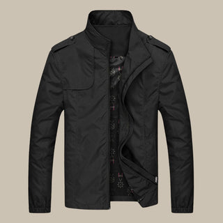 Übergangsjacke für Herren - Stilvoller Oxford Sommerjacke mit Kragen