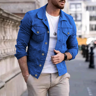 Jeansjacken für Herren - Luftige Übergangsjacke für den Sommer
