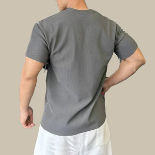 Muscle Fit Shirt für Männer - Stilvolles kurzärmeliges Sommerhemd