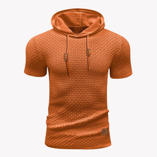 T-Shirt für Herren - Muskelfit Armloses T-Shirt mit Kapuze für Sommer