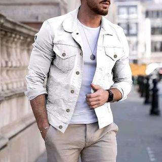 Jeansjacken für Herren - Luftige Übergangsjacke für den Sommer