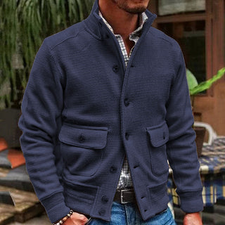 Strickjacke für Herren - Klassische Übergangsjacke mit Knöpfen