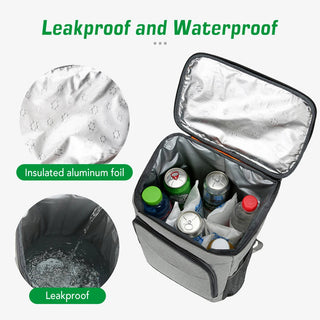 Kühlbox Rucksack - Praktischer Rucksack mit integriertem Kühlfach, 30L