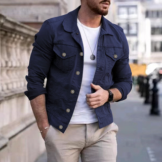 Jeansjacken für Herren - Luftige Übergangsjacke für den Sommer