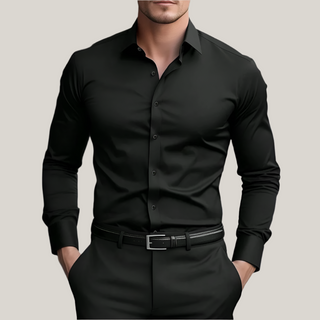 Business Hemd für Herren - Bügelfreies Hemd aus Stretch Material