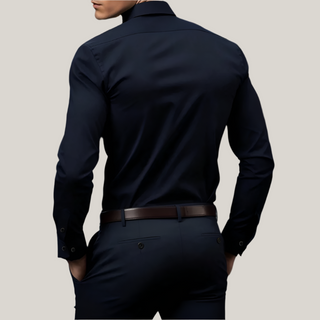 Business Hemd für Herren - Bügelfreies Hemd aus Stretch Material