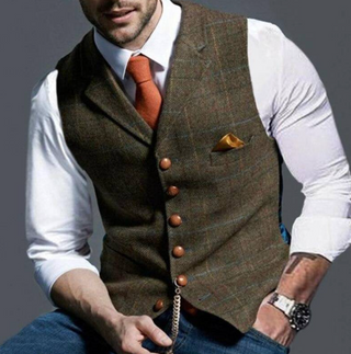 Anzugweste für Herren - Premium Weste für Hochzeiten und Büro