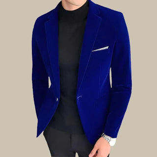 Blazer für Herren - Stilvolle Slim-Fit Blazer aus Samt