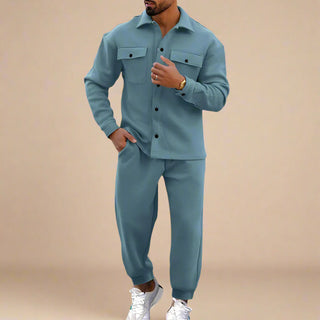 Ganti 2-teiliges Set | Casual Weite Hose mit Overshirt für Herren