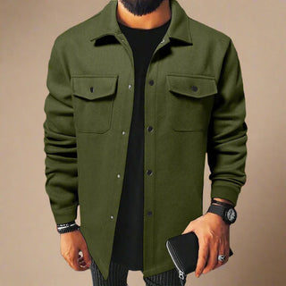 Hemdjacke für Herren - Moderne Übergangsjacke mit Brusttaschen