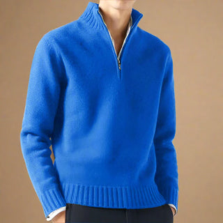Troyer - Stilvolle Strick Pullover mit Reißverschluss für Herren