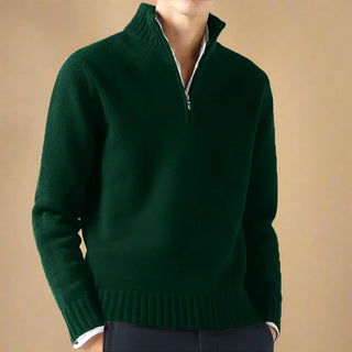 Troyer - Stilvolle Strick Pullover mit Reißverschluss für Herren