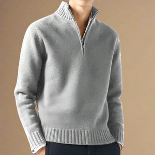 Troyer - Stilvolle Strick Pullover mit Reißverschluss für Herren