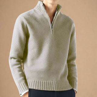 Troyer - Stilvolle Strick Pullover mit Reißverschluss für Herren