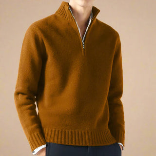 Troyer - Stilvolle Strick Pullover mit Reißverschluss für Herren