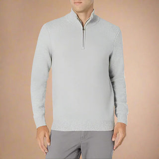 Troyer - Premium Strick Zip Pullover für Herren