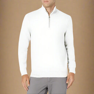 Troyer - Premium Strick Zip Pullover für Herren