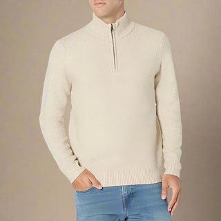 Troyer - Premium Strick Zip Pullover für Herren