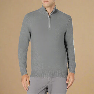 Troyer - Premium Strick Zip Pullover für Herren