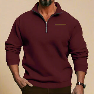 Troyer - Warmer Outdoor-Zip-Pullover für Herren