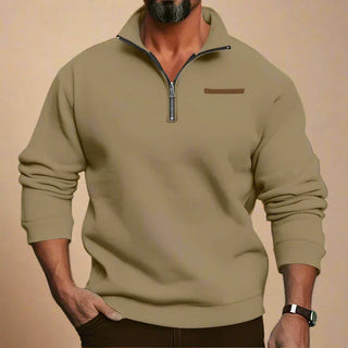 Troyer - Warmer Outdoor-Zip-Pullover für Herren