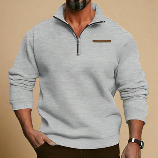 Troyer - Warmer Outdoor-Zip-Pullover für Herren