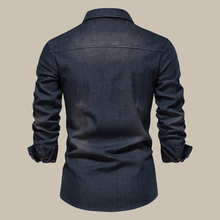 RAW Jeanshemd für Herren - Stilvolles Langarm-Hemd für Freizeit